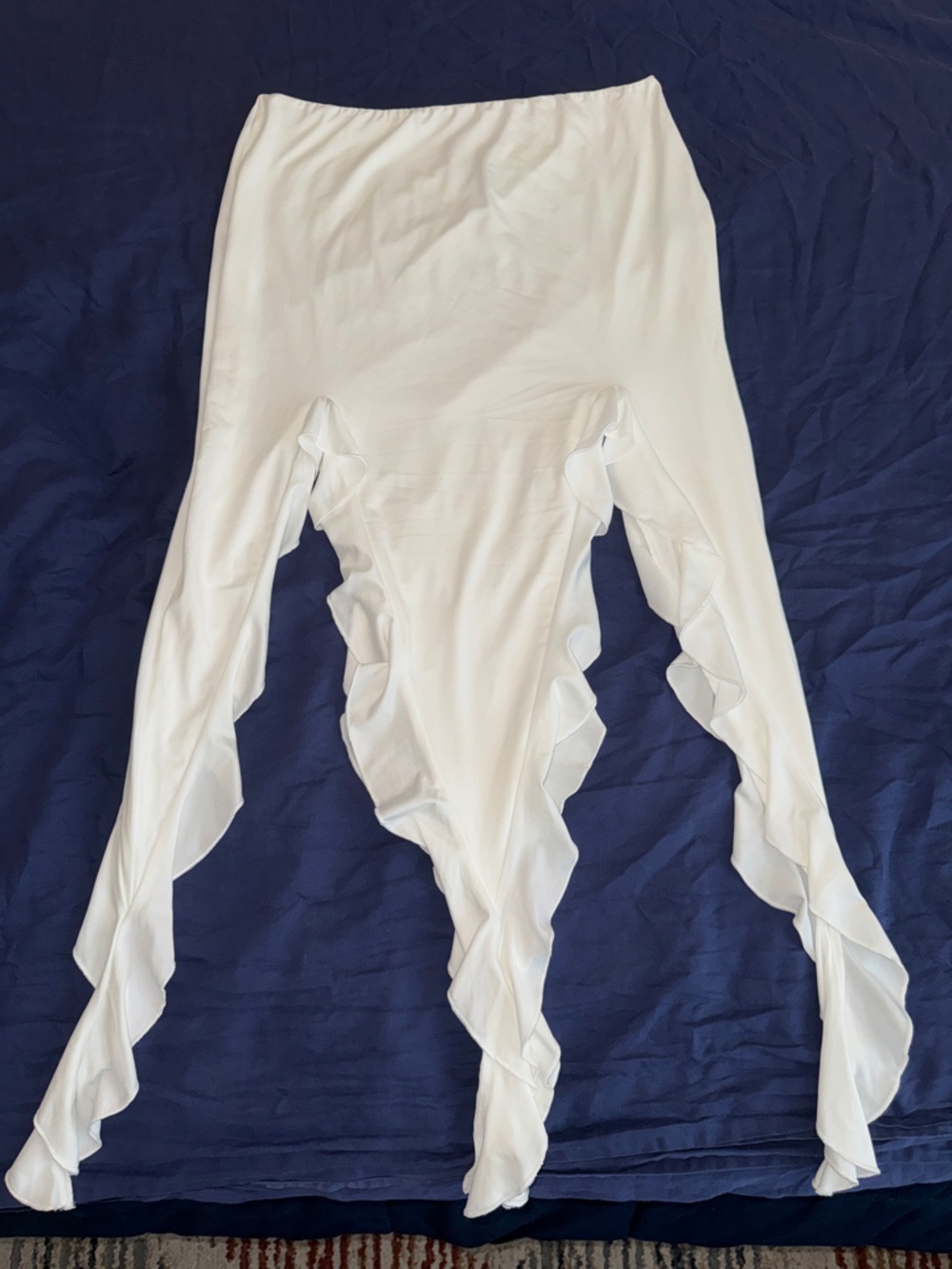 Princess Polly White Skirt With Flowy Pieces